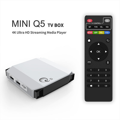 Внешняя торговля Q5 Top Box Full -время H313 Wi -Fi Bluetooth 4K HD Интернет -плеер TV Box TVBox