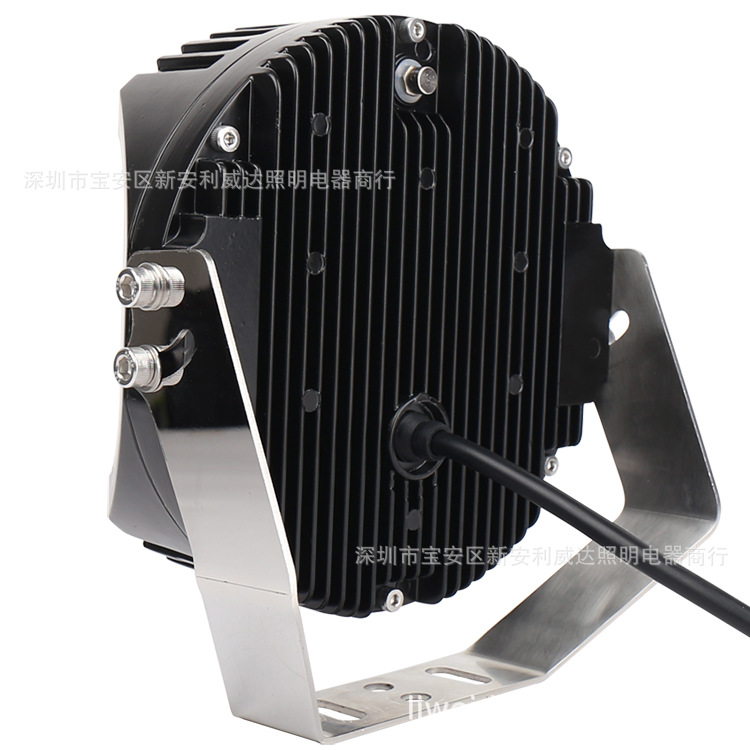 Nueva luz de trabajo LED de luz dorada de 7 pulgadas adecuada para el tipo de vehículo todoterreno luz lejana y cercana Proyector de luz de inspección integrado tres lados