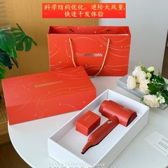 新款礼盒吹风机中国红电吹风不伤发低噪家用吹风机大风力发廊吹风