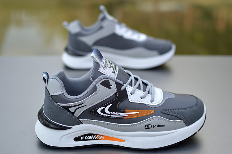 Férfi tavaszi-nyári új sport, vízálló, csúszásgátló futócipő, divatos és sokoldalú apuka cipő_voghion.com