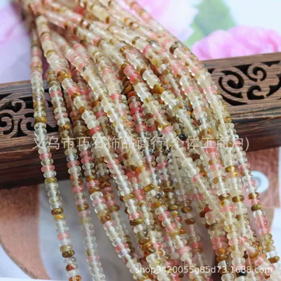 Spacer Beads Loose Beads DIY – Zərgərlik ara hissələri - synthetic-watermelon-rind-24mm