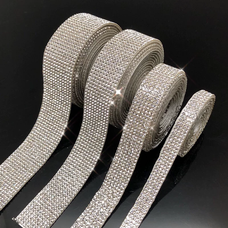 Полоска с термоклеевыми стразами для декора пояса, DIY лента для горячего закрепления страз, отделка для штанов с ювелирными аксессуарами