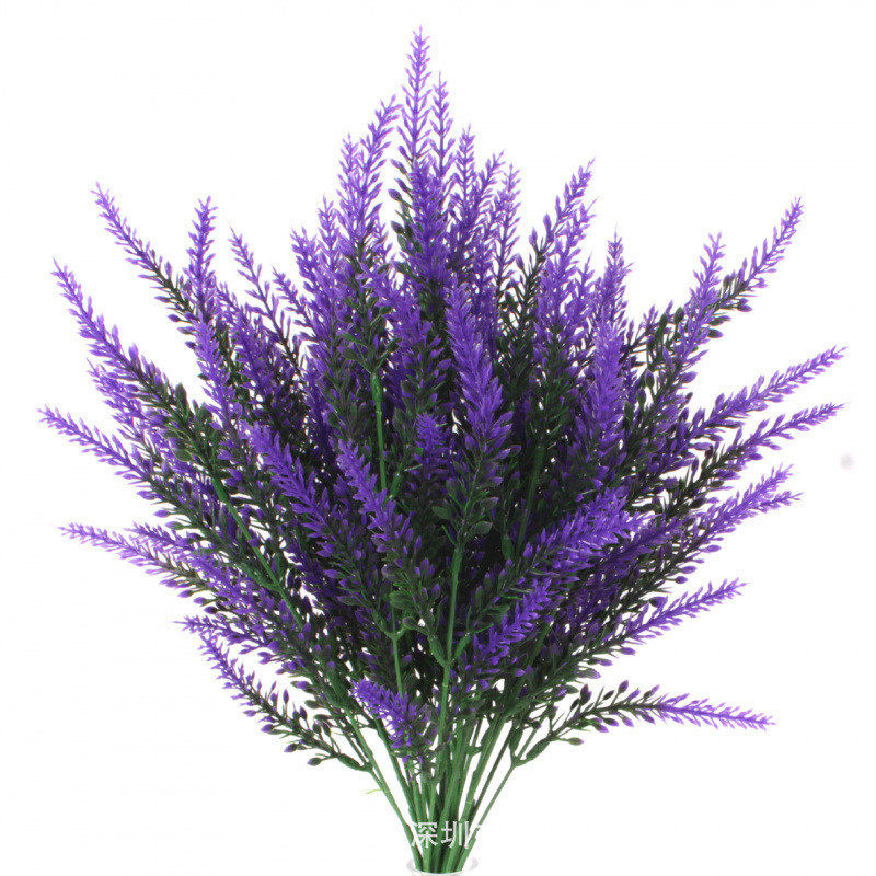 Manufacturer Supplies Artificial Lavender, Green Plants for Flower Arrangements, Gardening, Wedding Decorations, and Artificial Plants Wholesale