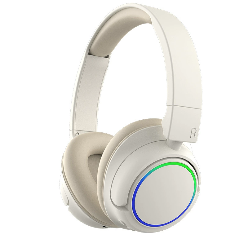 New private model header -dressed Bluetooth headset wireless entertainment music glowing headset ANC noise reduction function portable