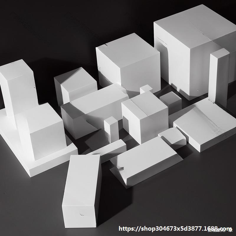 背景盒子道具产品白色长方体方块几何体长方子产拍摄摆件布置拍照