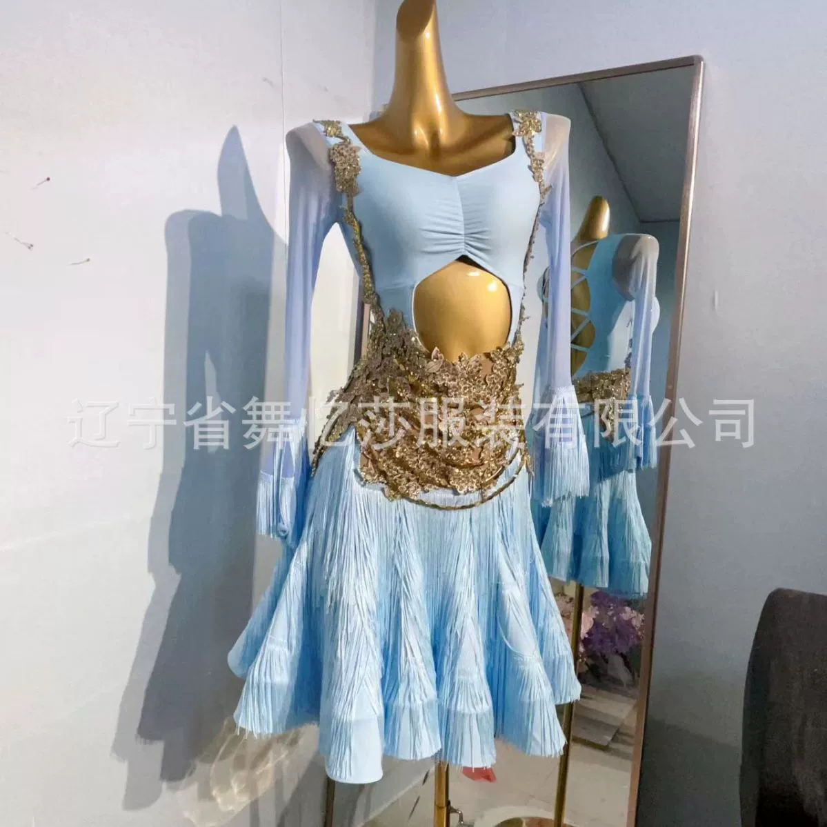 Высококачественная одежда сценическая одежда танцевальная одежда платье для латинских танцев вечерняя юбка конкурсная одежда оптом