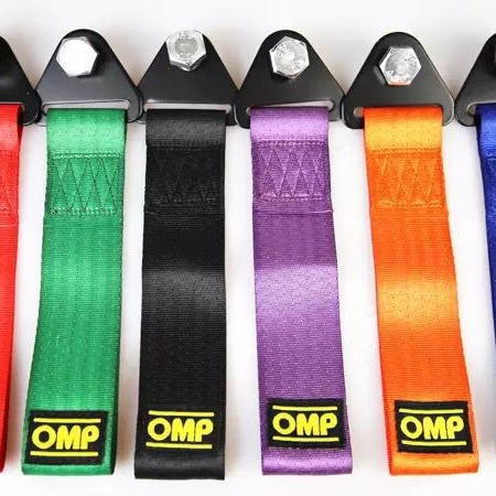 OMP拖车带 汽车通用改装拖车绳 OMP拖车牵引带 2寸拖车带