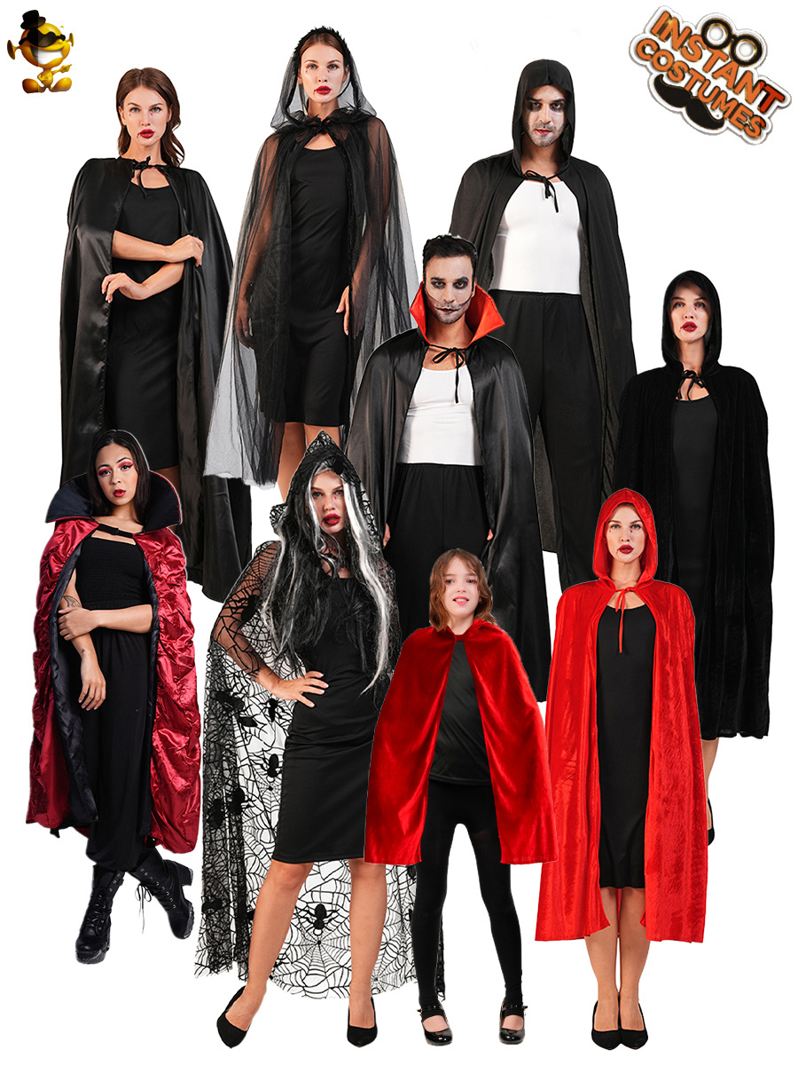 Disfraces de Halloween Horror Vampiro Capa Disfraces de escenario Jugues de rol Fantasmas Festival Disfraces de espectáculo Transfronterizos image 1