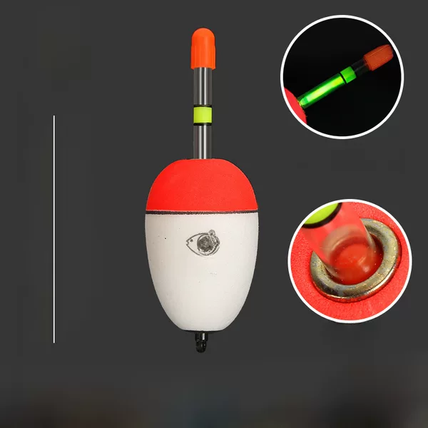 Apollo drift can be inserted luminous stick sea fishing drift EVA foam float long throw big belly float luminous float foam fishing drift