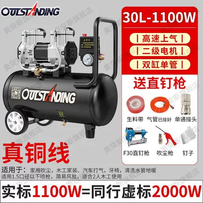Hava kompressorları Compressor 220V Mini Small - copper-wire-1250-30lf30-straight-nail-gun