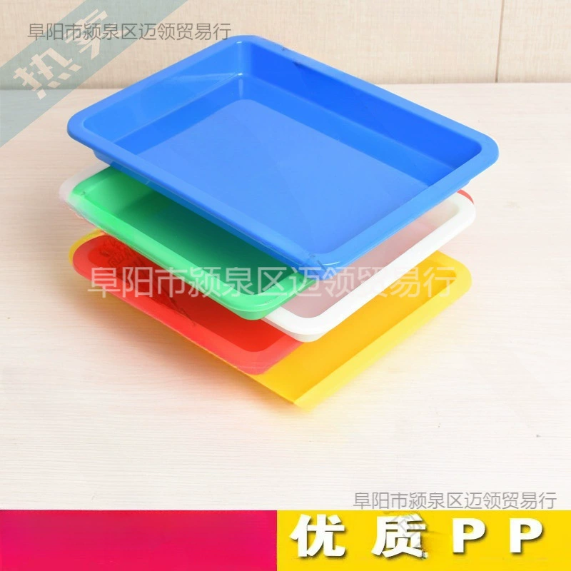 Поднос для овощей, поднос для фруктов, неглубокий поднос, поднос из нового материала, пластиковый пластиковый поднос, утолщенный