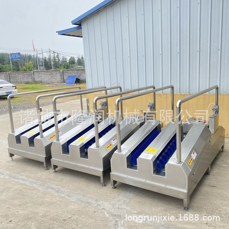 厂家供应洗靴机 智能感应单通道靴子清洗机 商用食品厂用刷鞋设备