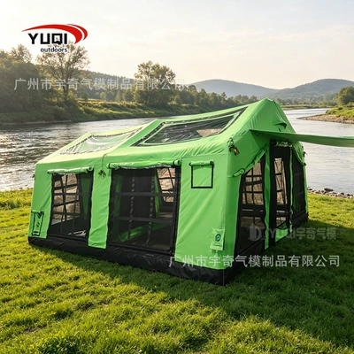 17.2 square meters outdoor camping quick-open inflatable tent, portable Oxford cloth inflatable tent for travel, camping canopy tent (Avtomobil dam çadırları) - color-as-shown-in-the-picture-dimensions-4836-23m