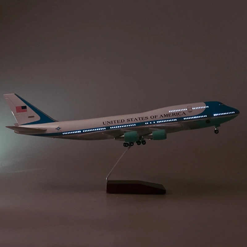 47cm B747 에어포스원(조명 포함)