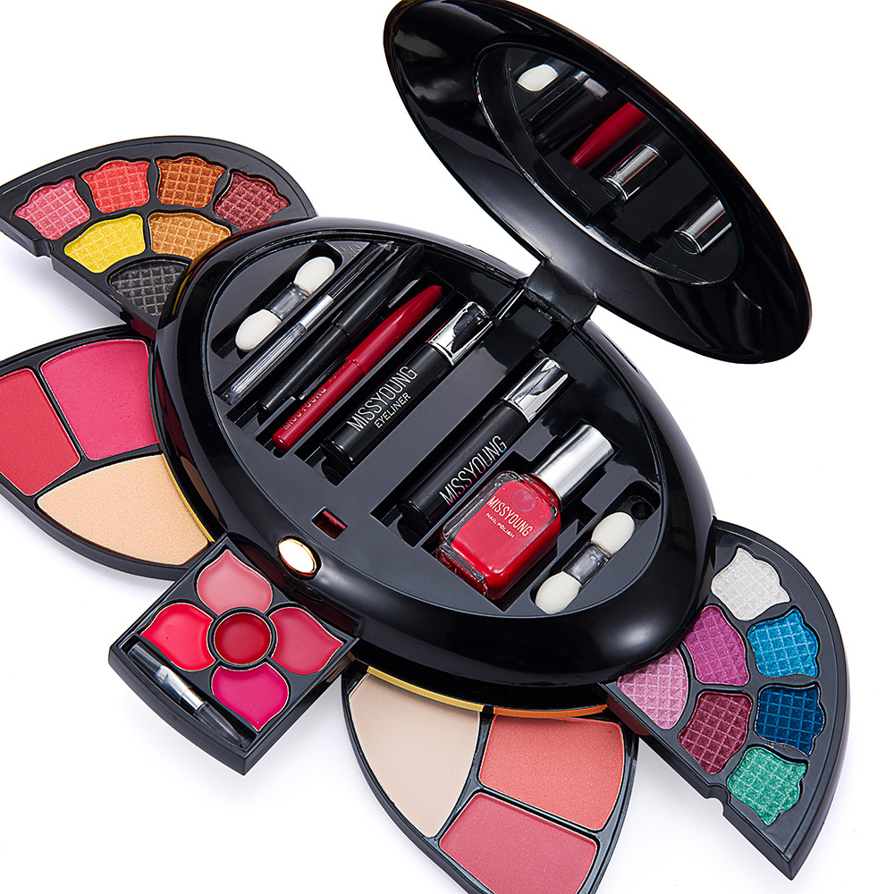 MISS YOUNG Multi-functional Makeup Palette, Eyeshadow Blush, Contouring Set, Makeup Palette, Makeup Box, Nail Polish, Eyeliner undefined