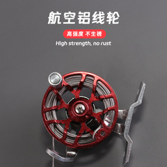 廠家 5米魚鎖扣小黃鴨路漂浮栓魚器穿魚器搖輪式路亞不鏽鋼活魚扣