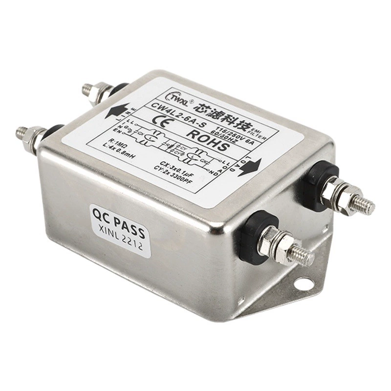 Поставка однофазного универсального фильтра CW4EL2-S-T биполярный съемный очиститель силовой фильтр