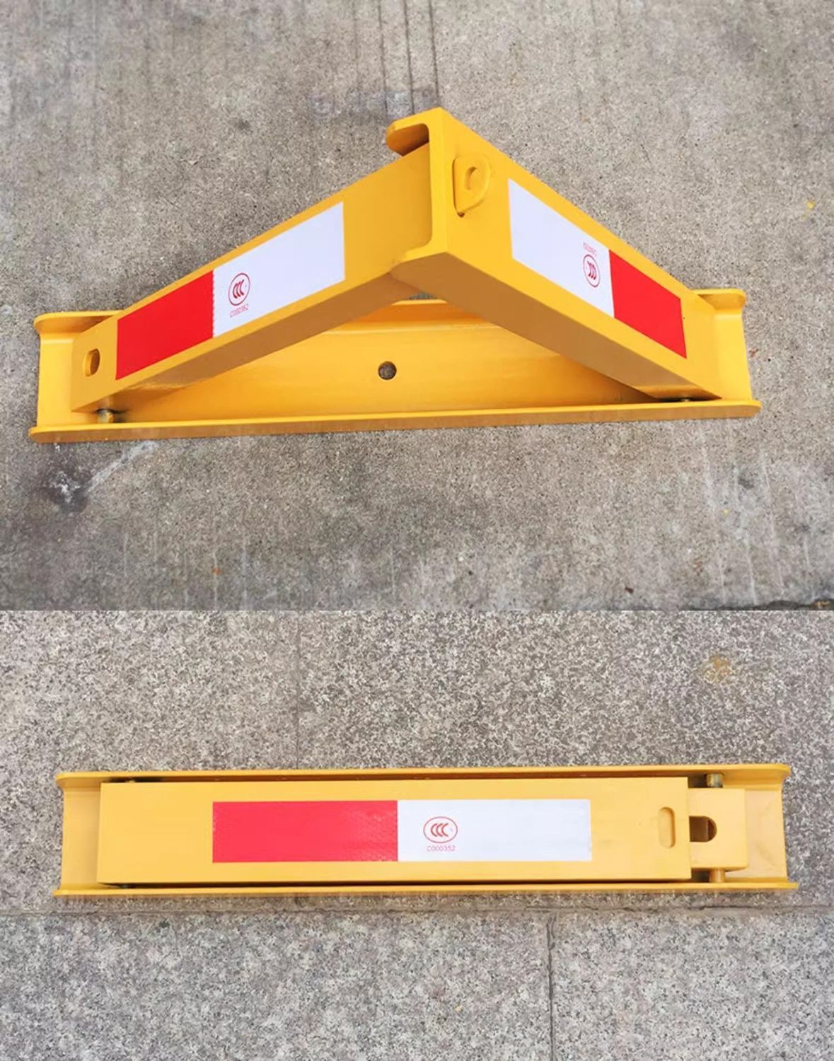 Channel steel triangle parking space lock ground lock ground pile parking space anti-occupation parking pile parking lock car stopper
