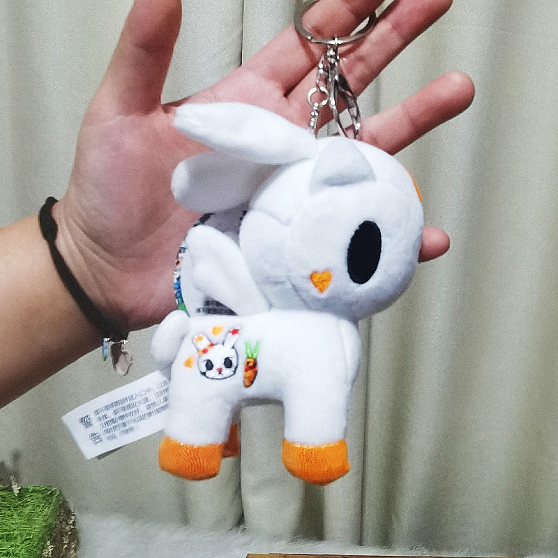 Genuino TokiDoki taoqi DOQI unicornio sirena de peluche juguete llavero muñeca bolsa adornos