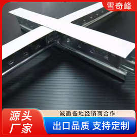 批发T型烤漆龙骨天花板吊顶龙骨宽面平面凹槽黑线24*32石膏板龙骨