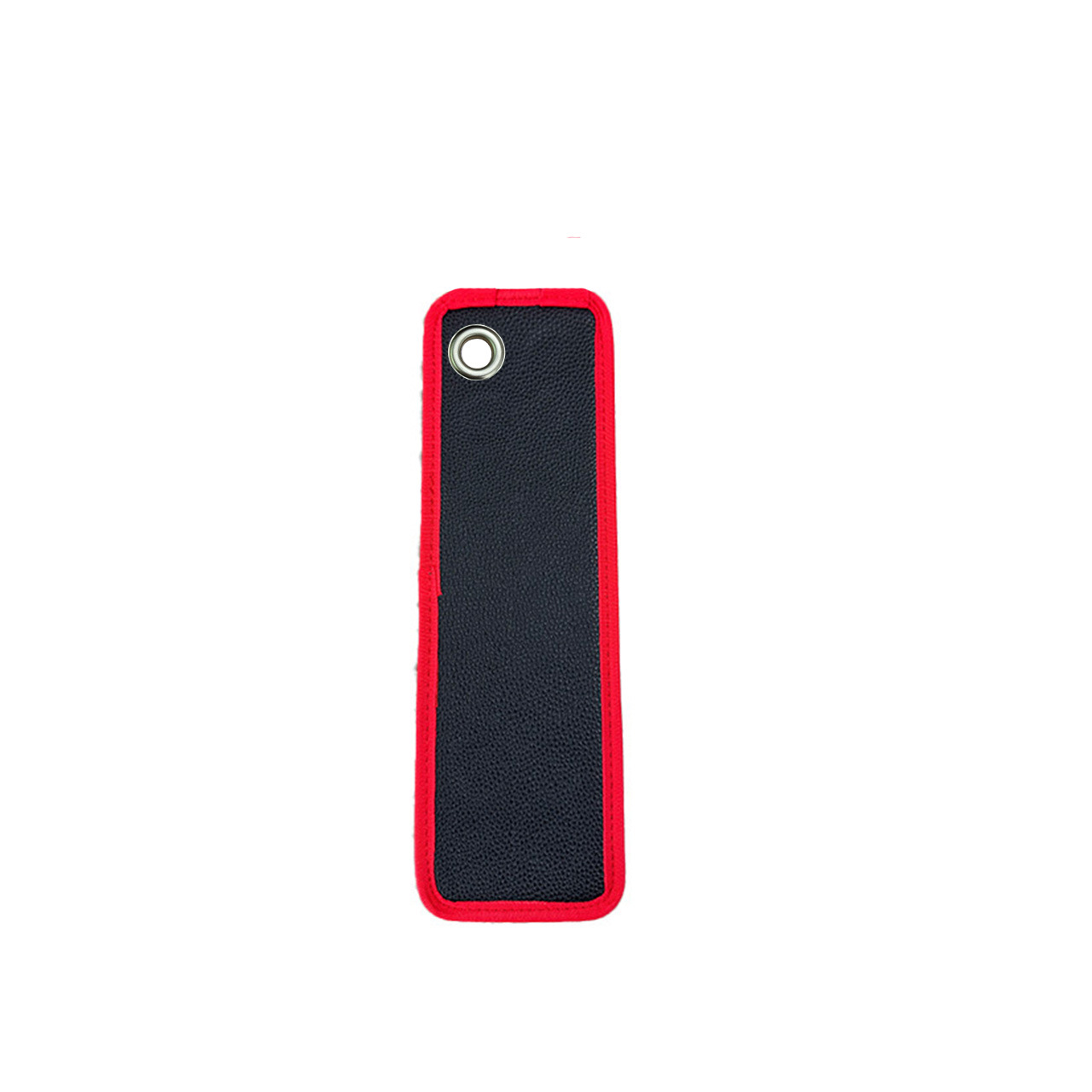 Placa media roja con agujero