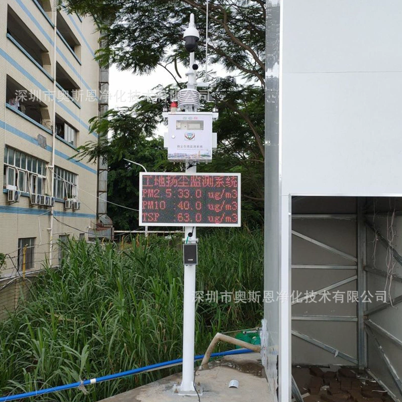 Монитор окружающей среды на строительной площадке производства в Осне