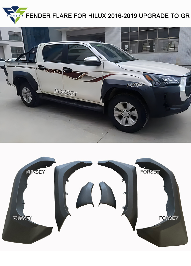 Suitable for Hilux Revo 2016-2019 Modified Gr Style Wheel Arches