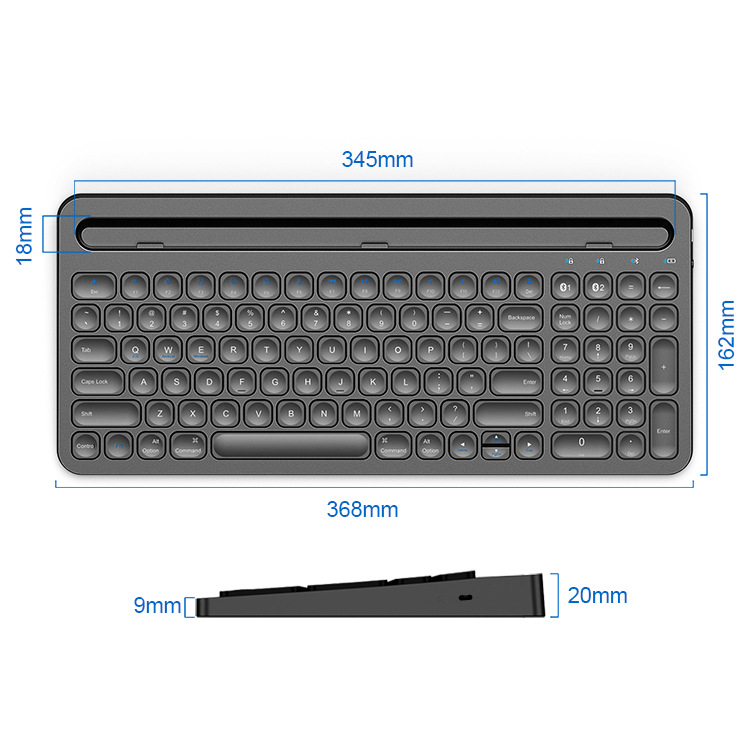 Home office slot keyboard