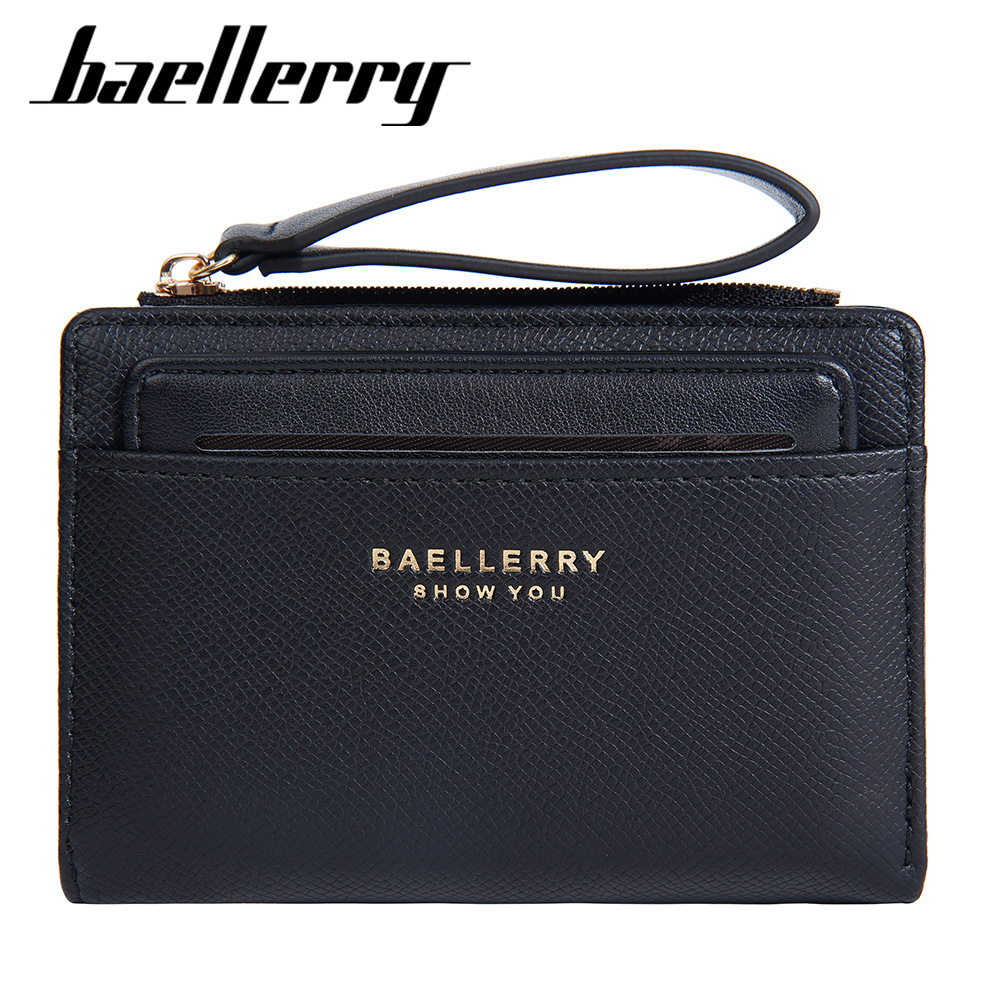 New Women's Short Wallet With Contrasting Colors Double Fold Zipper Zero Wallet Fashionable And Fresh Card Bag_voghion.com