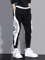Мужские демисезонные флисовые trendy штаны для отдыха, плюс размер