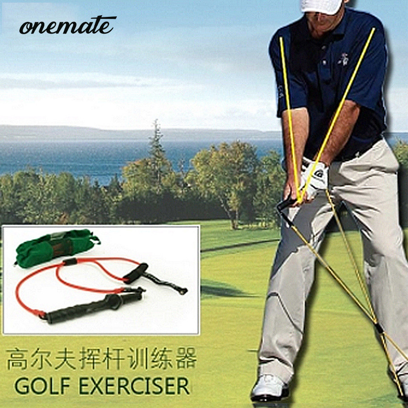 Suministros de golf, banda de tracción de látex, barra de swing, dispositivo de entrenamiento telescópico, banda elástica, dispositivo de tracción física, multifunción