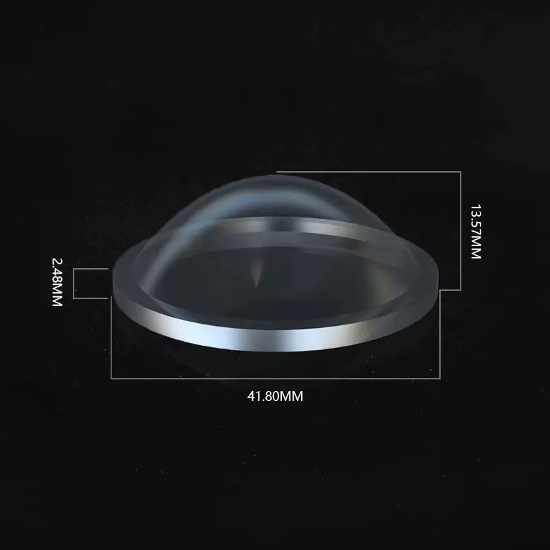 手电筒镜片 平凸镜 双凸镜 亚克力镜片光学透镜 PMMA塑料