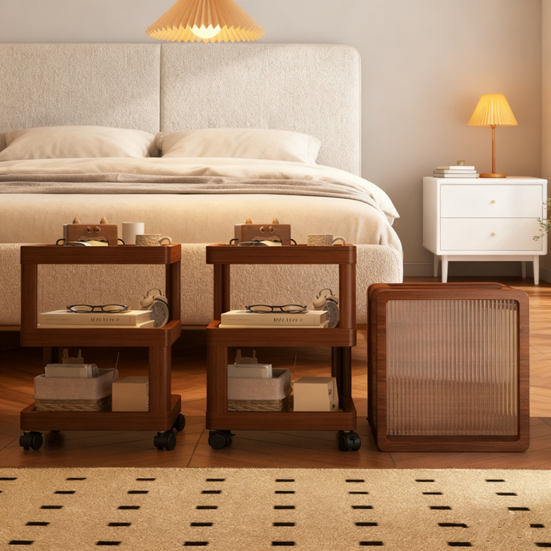 New Bedside Table Simple and Creative Home Living Room Sofa Side Rack Decoration Bedroom Bedside Removable Cabinet