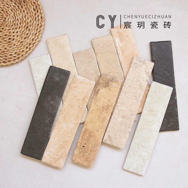 Длинная пещерная плитка бежевый камень Лайма имитационный камень ручной работы плитка глиняная плитка общественного питания ванная комната кровать стены плитка