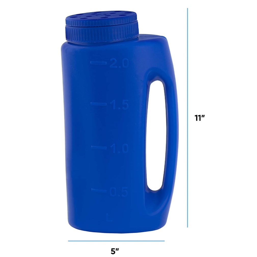 Nueva nieve de fusión Fertilizante de olla de sal Esparcidor de sal Fertilizante de mano Fertilizante de siembra Botella de olla