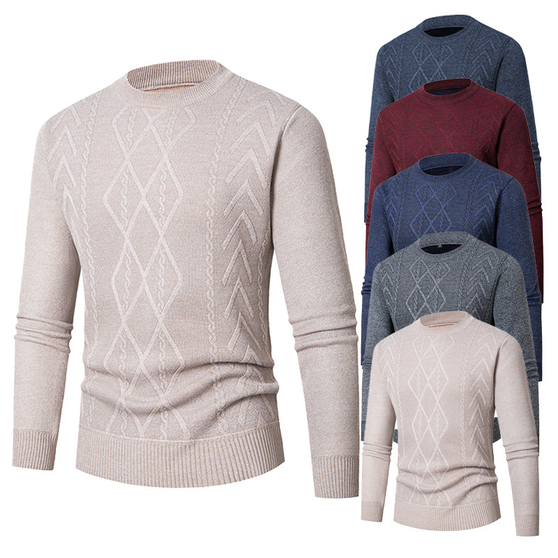 Comercio exterior Amazon se especializa en nuevos suéteres gruesos de mediana edad y ancianos, tops para hombres, camisas de fondo, ropa de abrigo para personas de mediana edad y ancianos