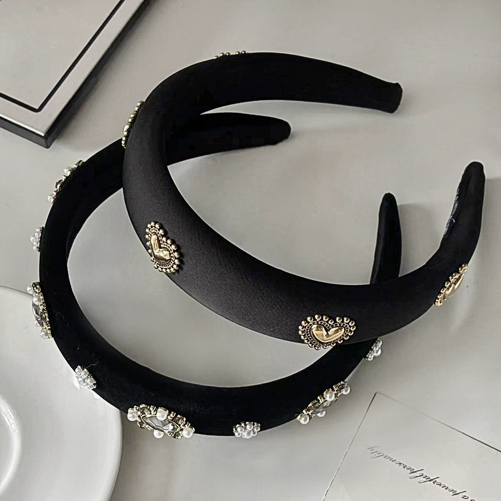 Retro headband, fashionable universal hair accessory, high-quality style, Chanel style