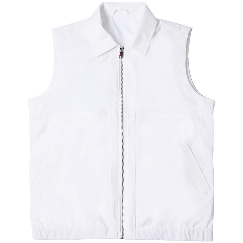 Áo ghi lê golf nam PGM chống gió giữ ấm cổ bẻ — Áo vest trắng YF725