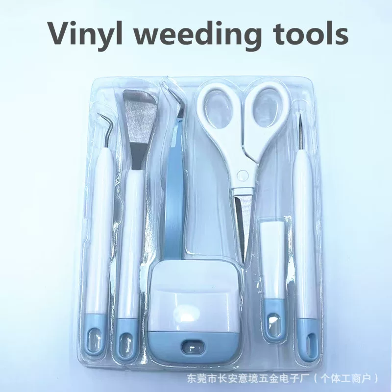 Кроссбордный новый стиль виниловый инструмент для уборки сорняков DIY набор из 6 предметов