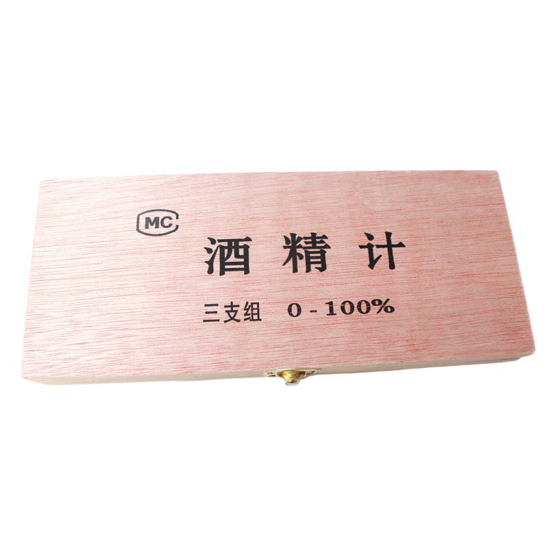 Трансграничная оптовая продажа высокоточный спирт метр бумажная трубка упаковка стеклянный измеритель 0-100 спот спирт метр производитель