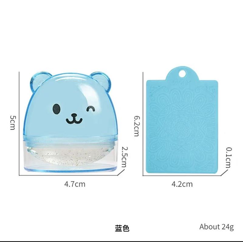 ネイルアートシリコーンスタンプ電気メッキ二層透明スタンプパット接着剤 DIY 印刷ツールスタンプ卸売|undefined