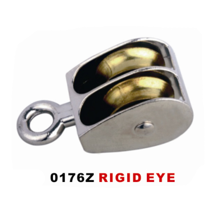 厂家生产锌合金滑轮金属双滑轮固定滑轮旋转滑轮尼龙滑轮