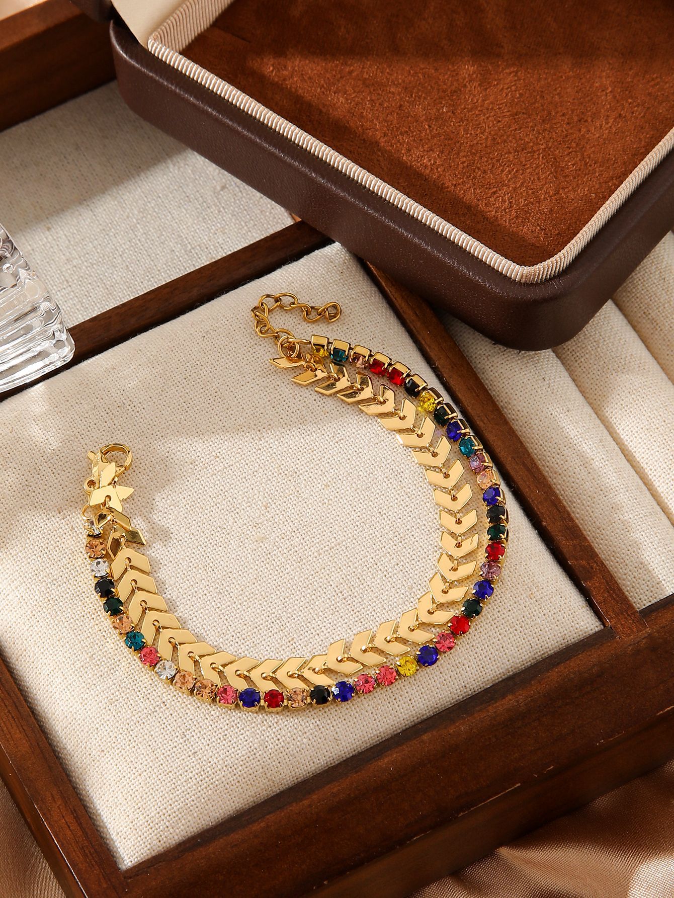 304 Stainless Steel Material Simple Style Classic Style Flower 304 Stainless Steel Stainless Steel Bracelets In Bulk