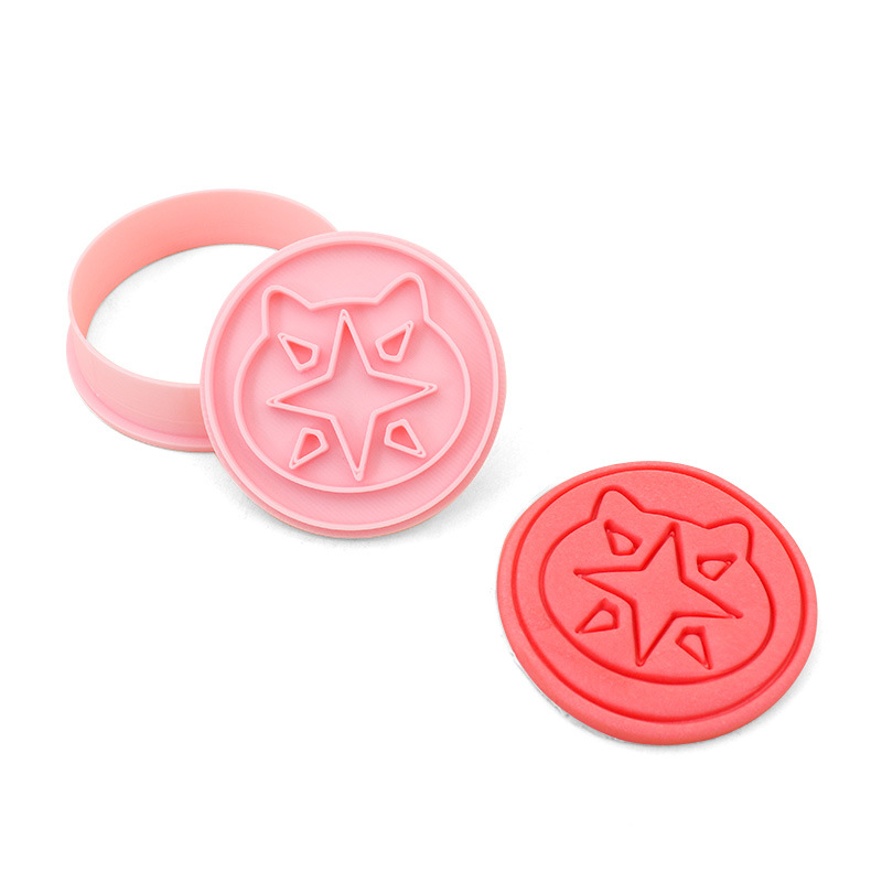 Nuevo juego de herramientas de modelo de impresión de galletas amor y fábrica de moldes de galletas de fondant de dibujos animados de espacio profundo al por mayor