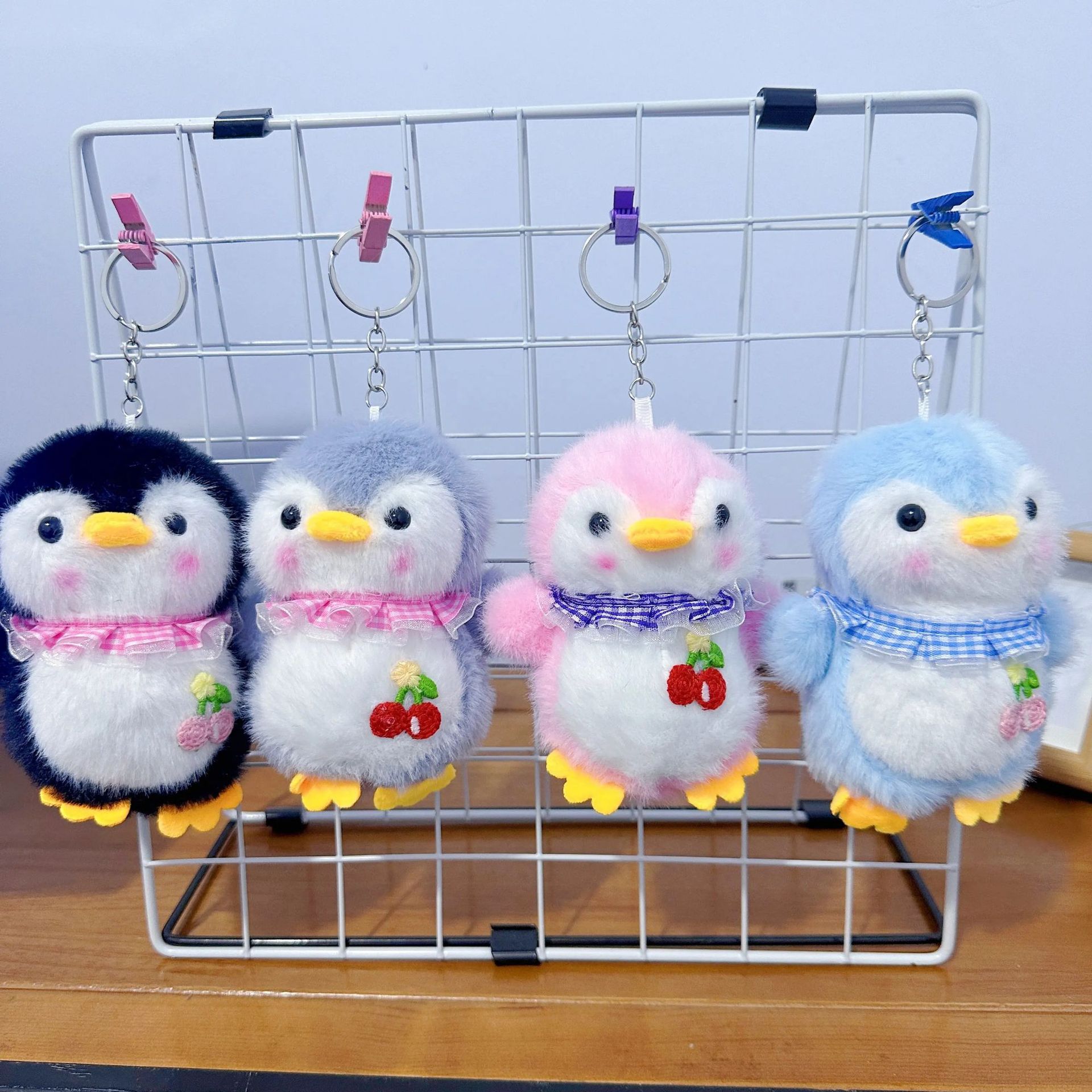 Cuatro pulgadas muñeca de peluche pequeño colgante muñeca llavero muñeca mochila colgante juguete de peluche regalo