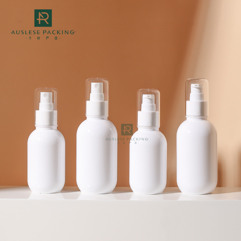 PETG波士顿喷雾瓶100ml 150ml乳液分装瓶爽肤水化妆品瓶按压瓶