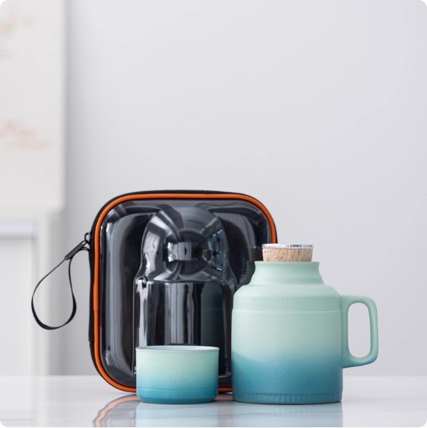 带茶漏小暖壶杯子马克杯带盖中式陶瓷水杯瓶泡茶办公杯子便携|undefined