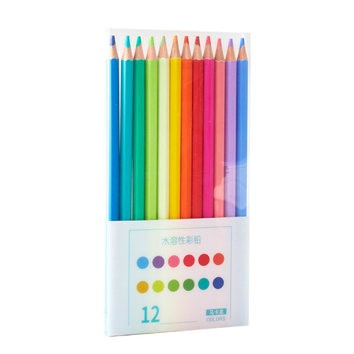 New Colored Pencil Good Colored Pencil Macaron Water-Soluble Colored Pencil Handbook Painting