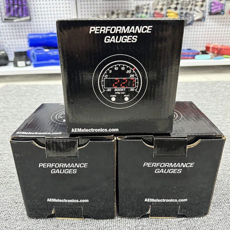 Cross-Border Best-Selling Car Modification Instrument Air-Fuel Ratio Meter Second Generation Aem Air-Fuel Ratio Meter with Oxygen Sensor Set