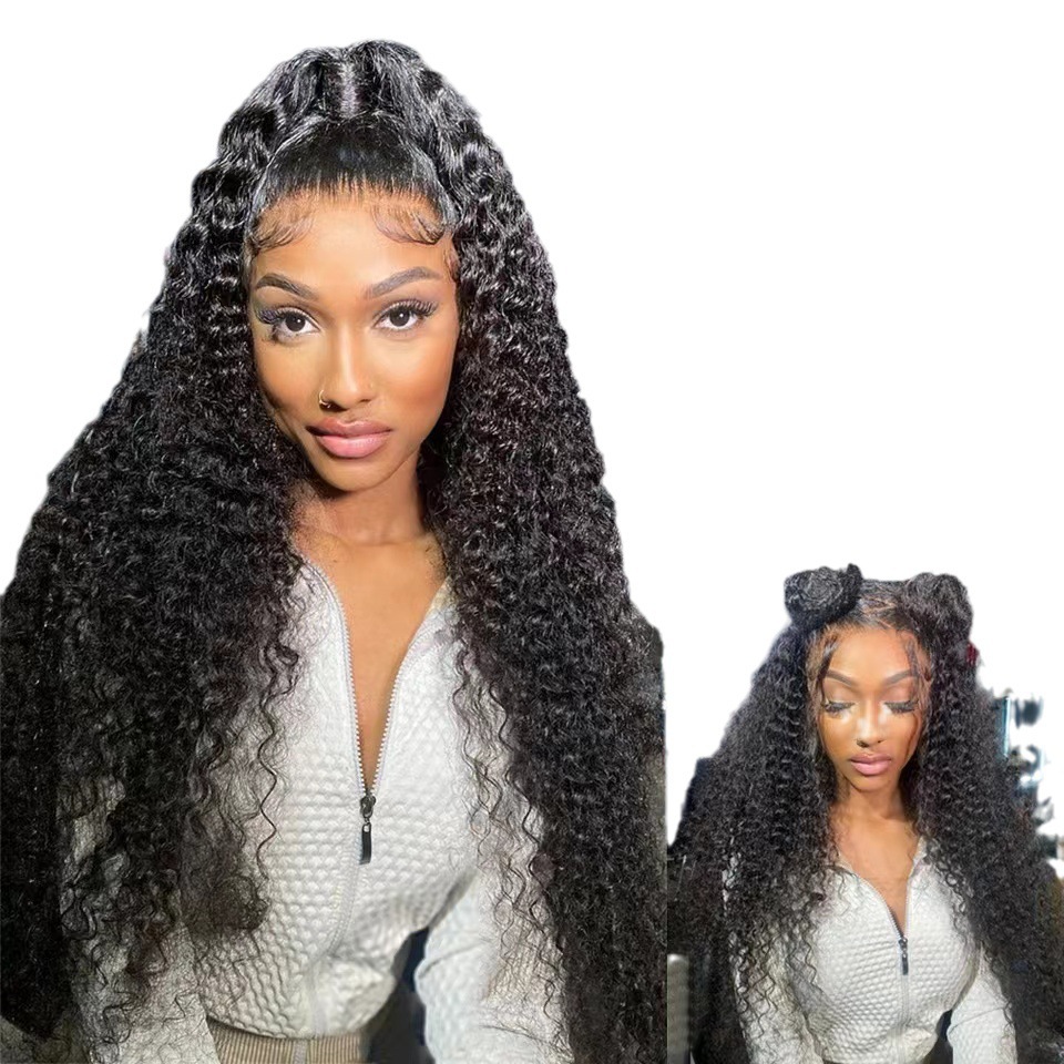 Europa y América frente a la pelucca de encaje africana venta caliente pelucca de pequeño rollo Box Braids Wig frente a la pelucca de encaje en stock
